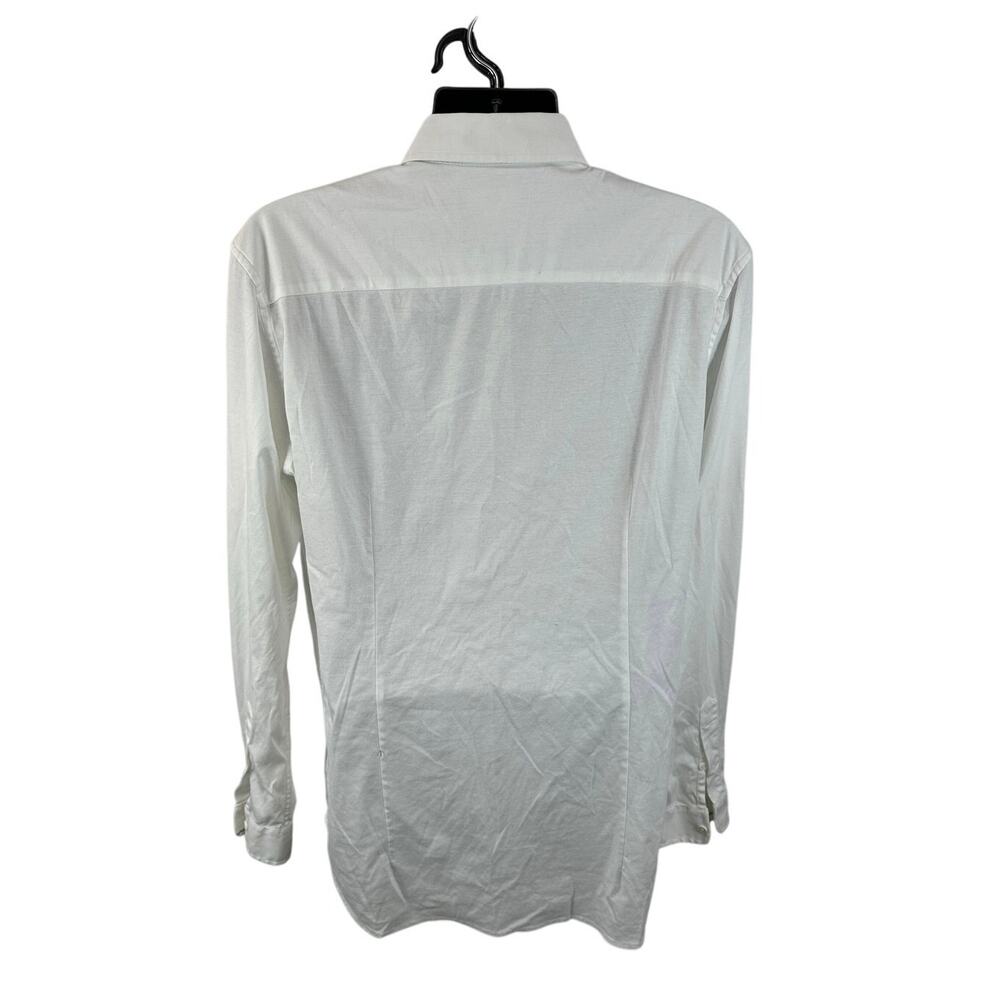 Buttercloth Performance Dress Shirt Longsleeve Mens Size XL Tall Fit White - Picture 2 of 12